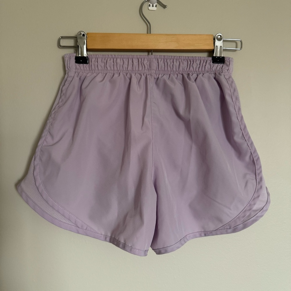 Nike Womens Dri-Fit Dry Tempo Running Shorts Size XS Lavender Purple Pink - Picture 5 of 5
